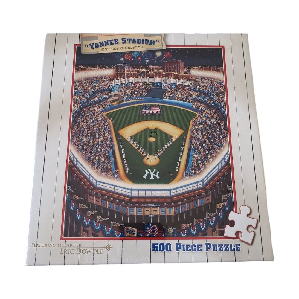 MasterPieces New York Yankees Stadium 500 Piece Puzzle MLB Dowdle Baseball Art